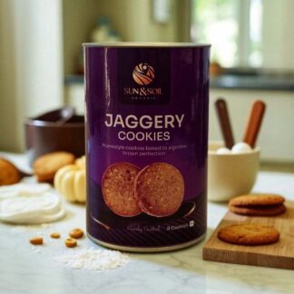 Wheat Jaggery Cookies